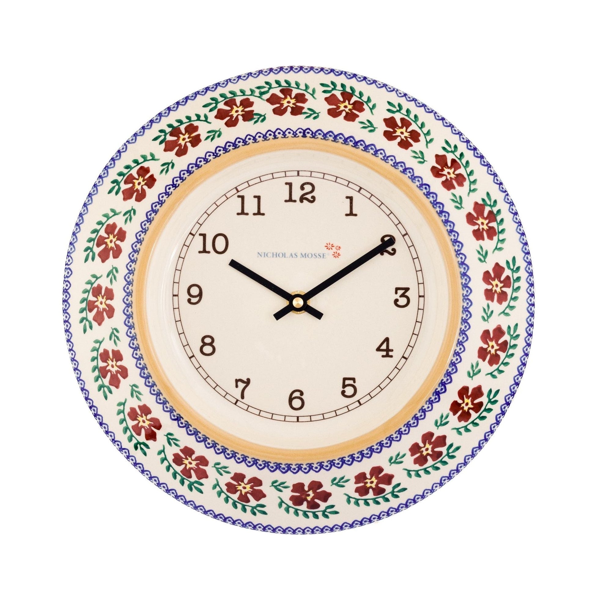 Large Wall Clock Old Rose | NicholasMosse.com
