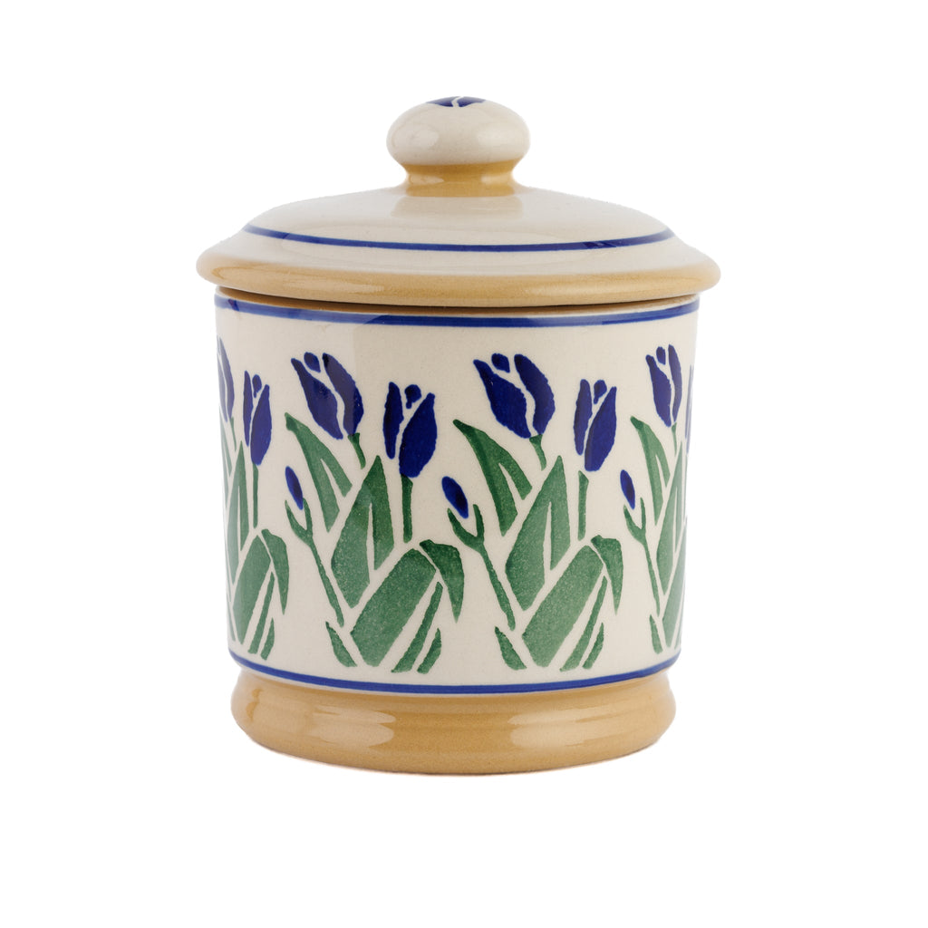 Nicholas Mosse Lidded Sugar Bowl | Blue Blooms