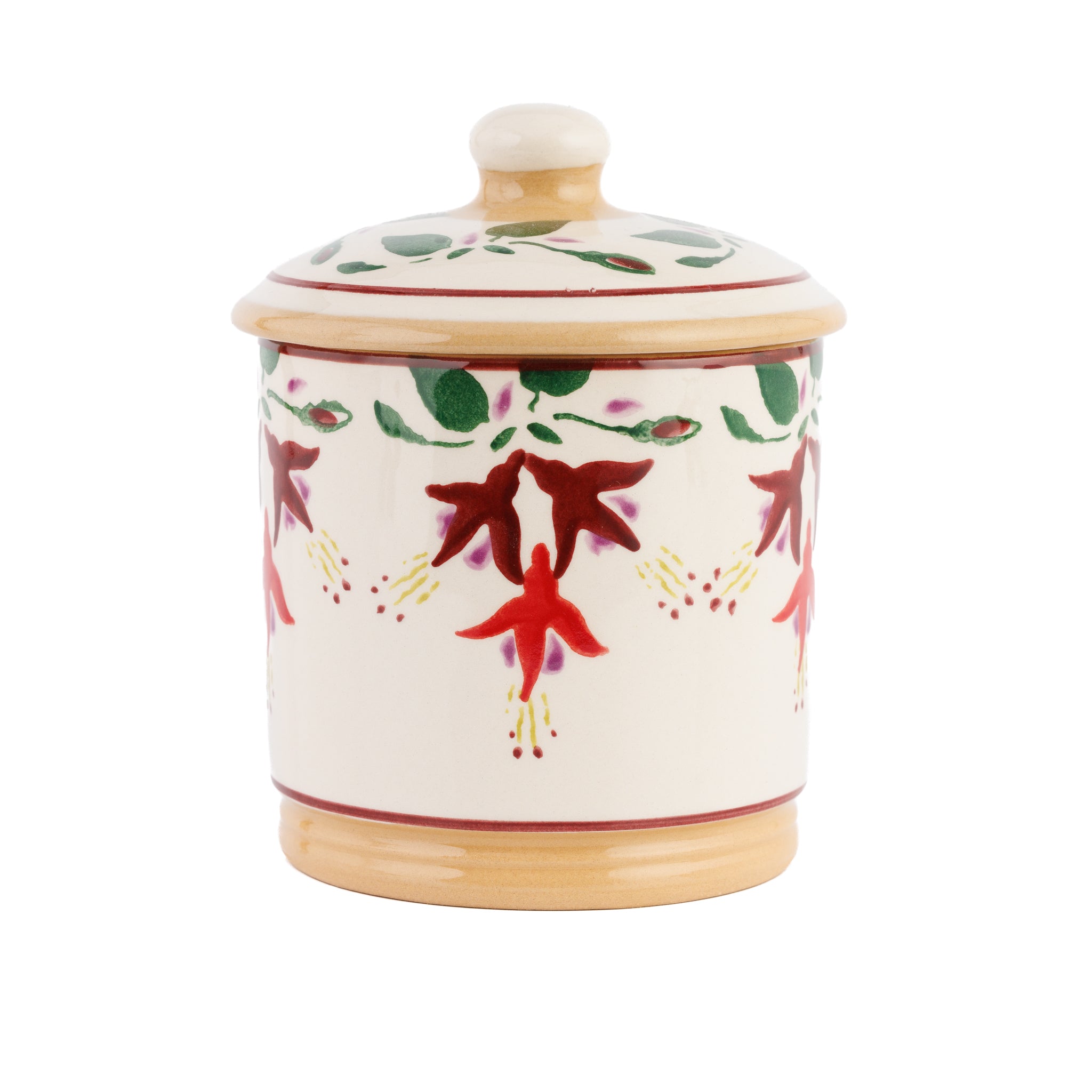 Lidded Sugar Bowl Fuchsia | NicholasMosse.com