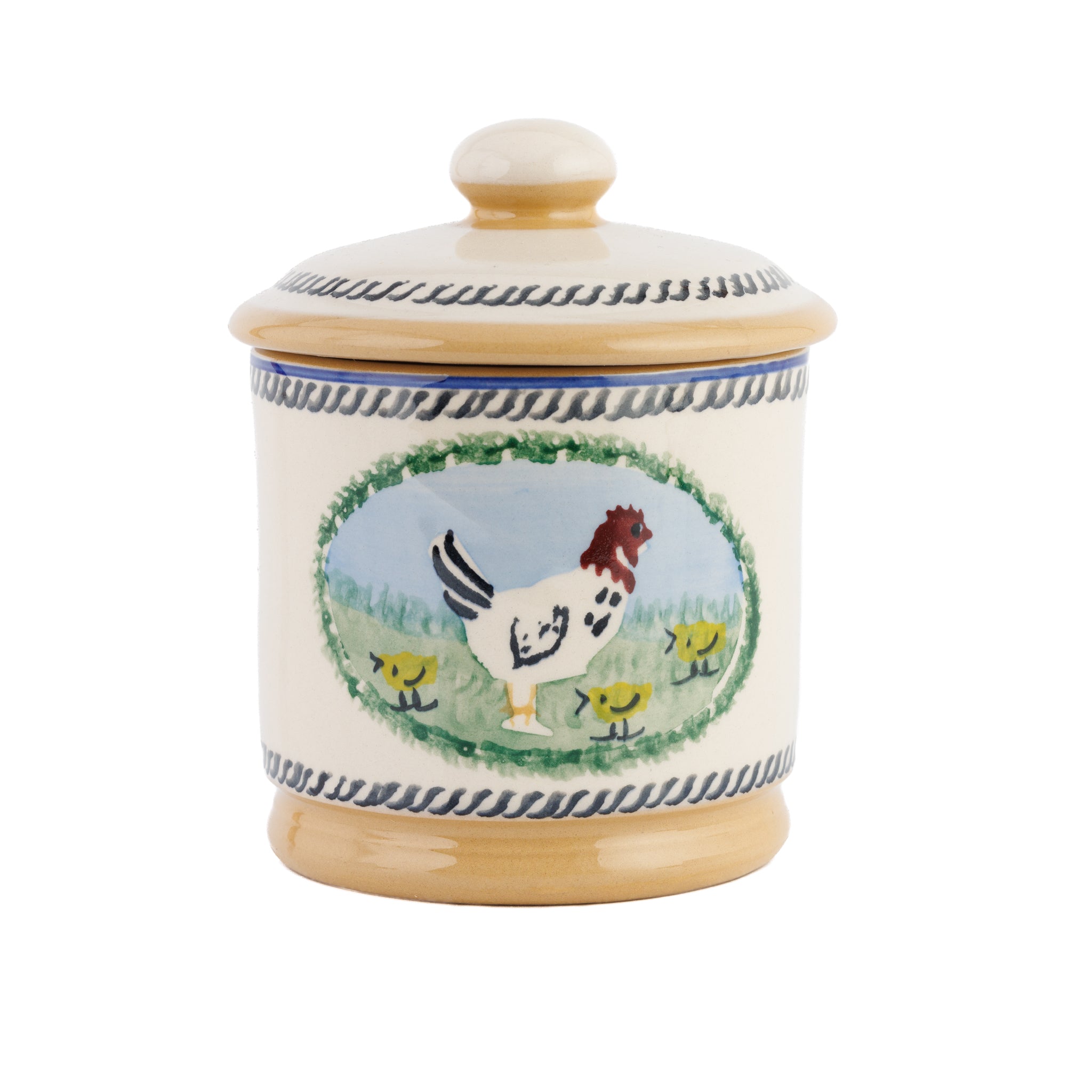 Lidded Sugar Bowl Hen | NicholasMosse.com