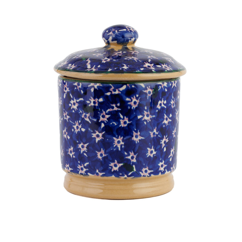 Lidded Sugar Bowl Lawn Dark Blue | NicholasMosse.com