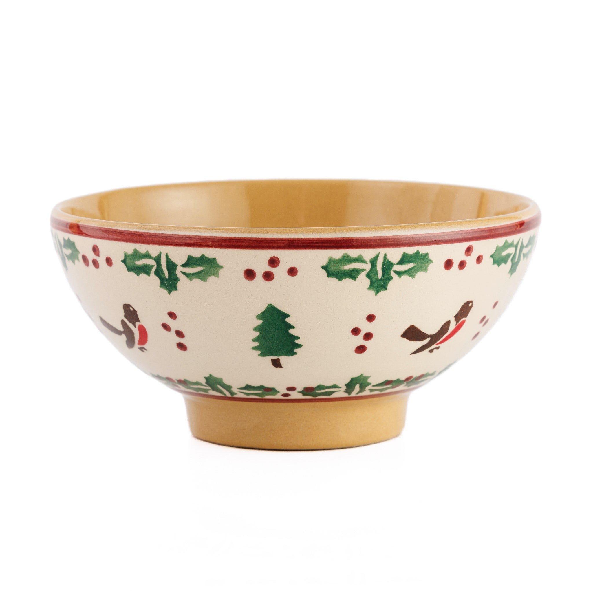 Medium Bowl Winter Robin | NicholasMosse.com