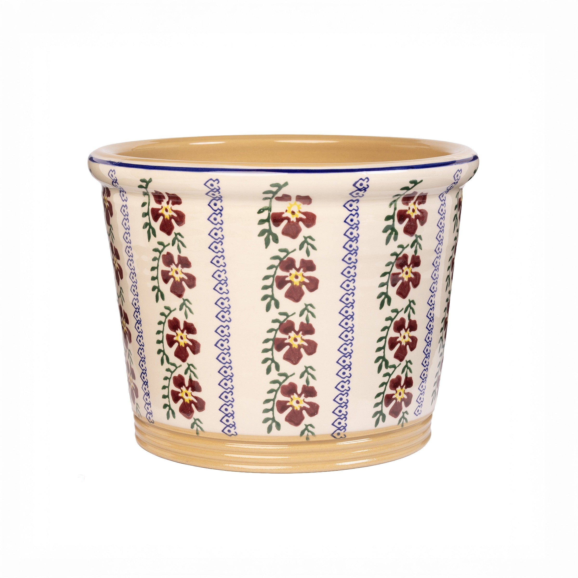 Medium Cache Pot Indoor  Old Rose handmade Irish  Design by Nicholas Mosse Pottery