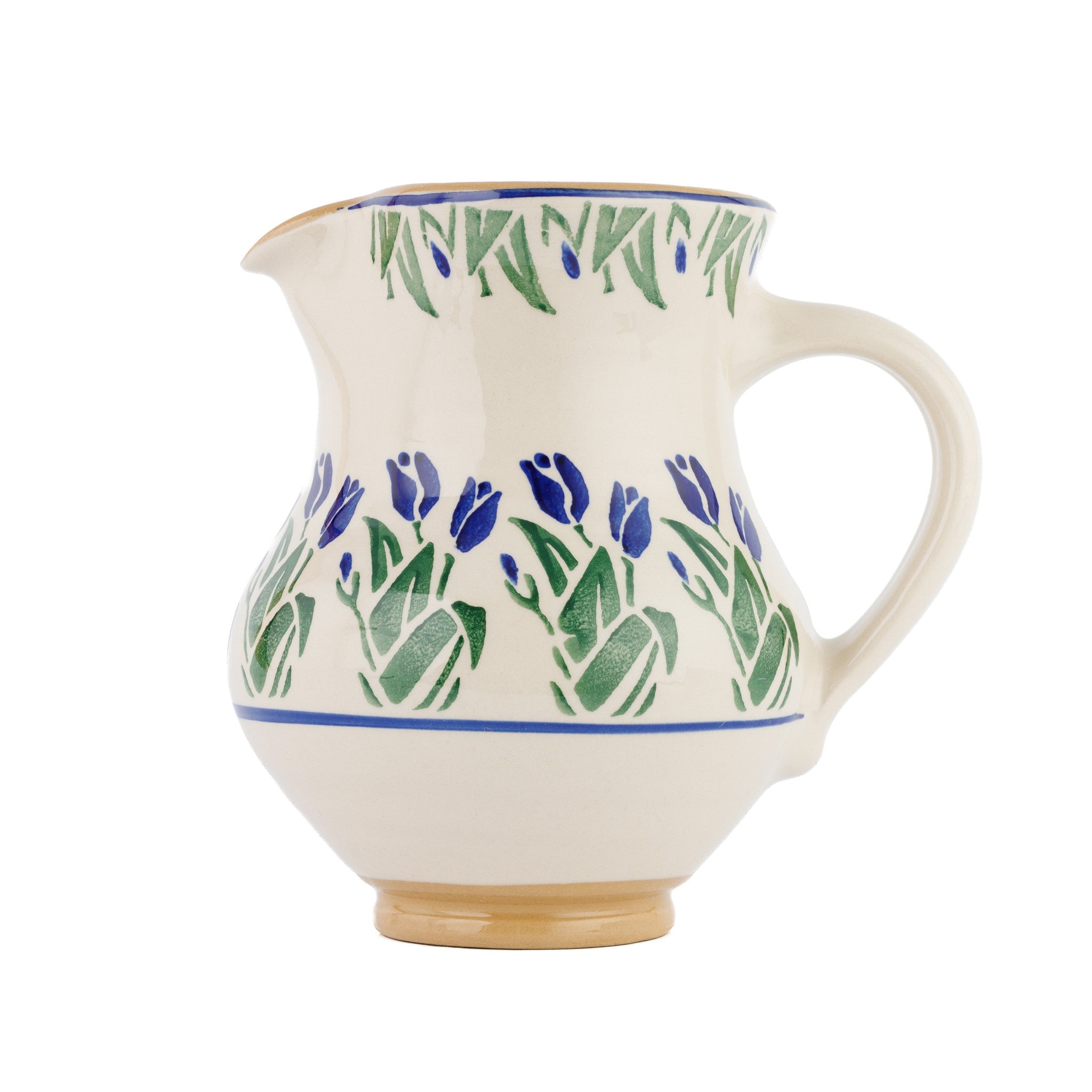 Medium Jug Blue Blooms | NicholasMosse.com