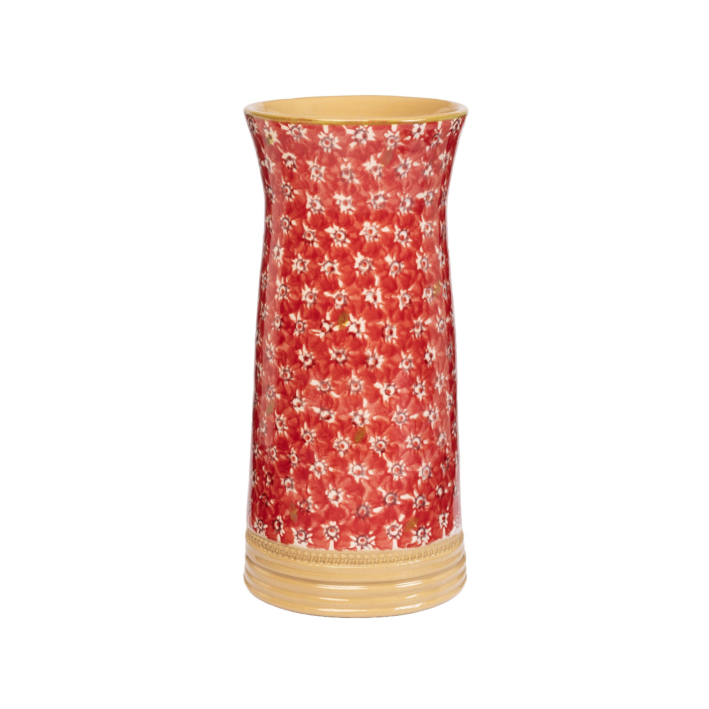 Medium Tapered Vase Lawn Red handmade Irish design by Nicholas Mosse Pottery Ireland