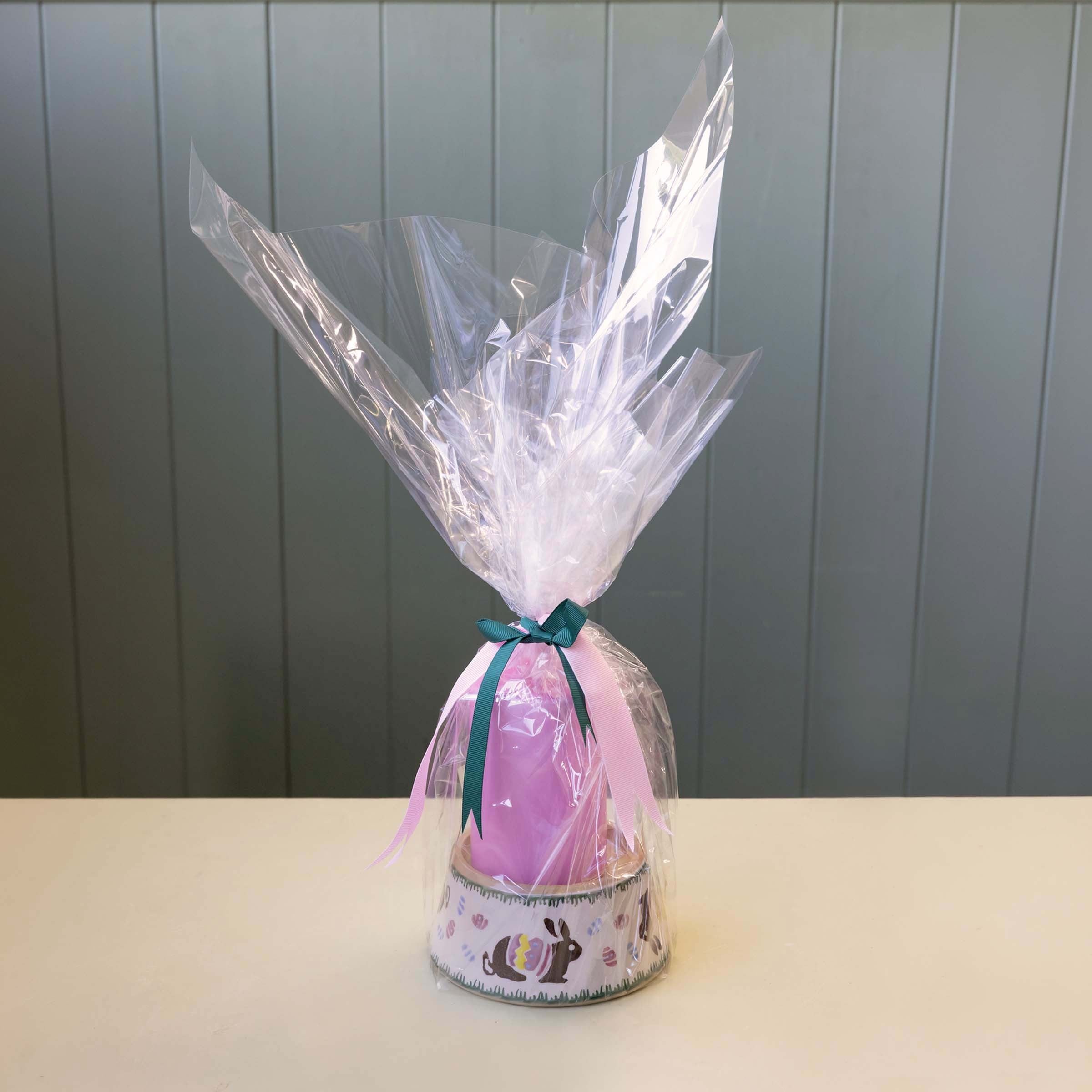 Reverse Candlestick And Candle Easter Bunny handmade Irish Design by Nicholas Mosse Pottery Ireland