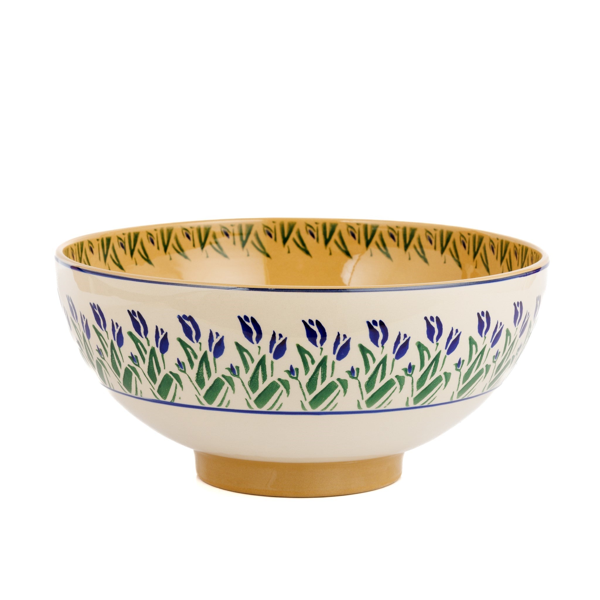 Salad Bowl Blue Blooms | NicholasMosse.com