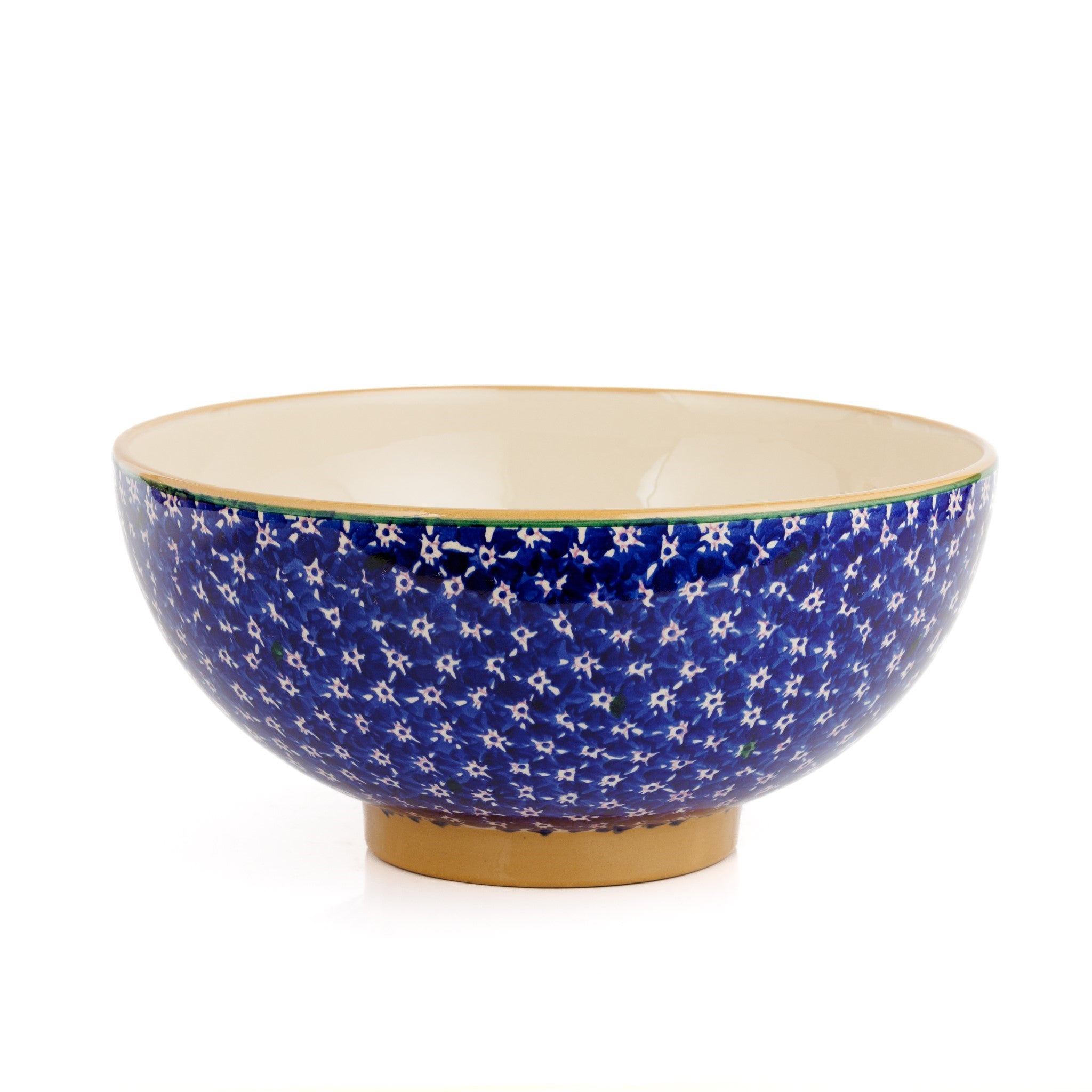 Salad Bowl Dark Blue Lawn | NicholasMosse.com