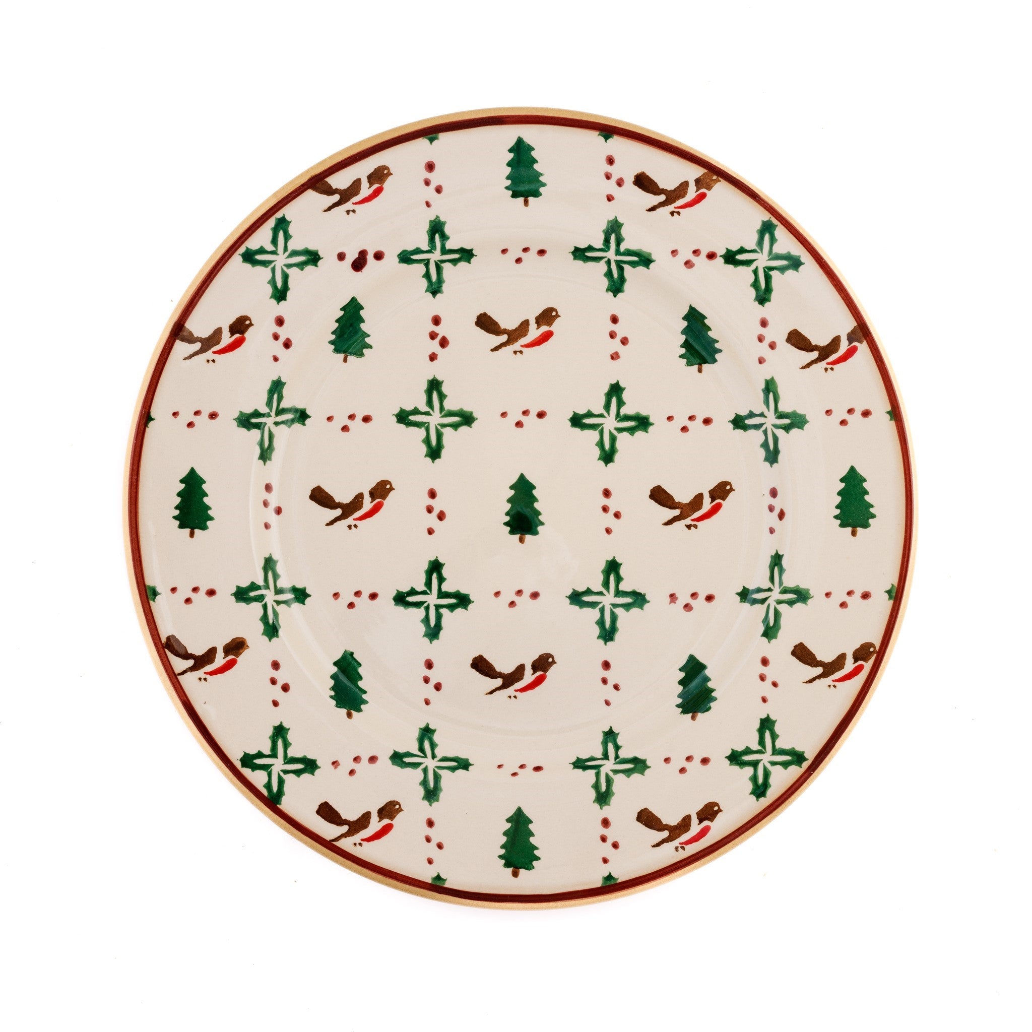 Serving Plate Winter Robin | NicholasMosse.com