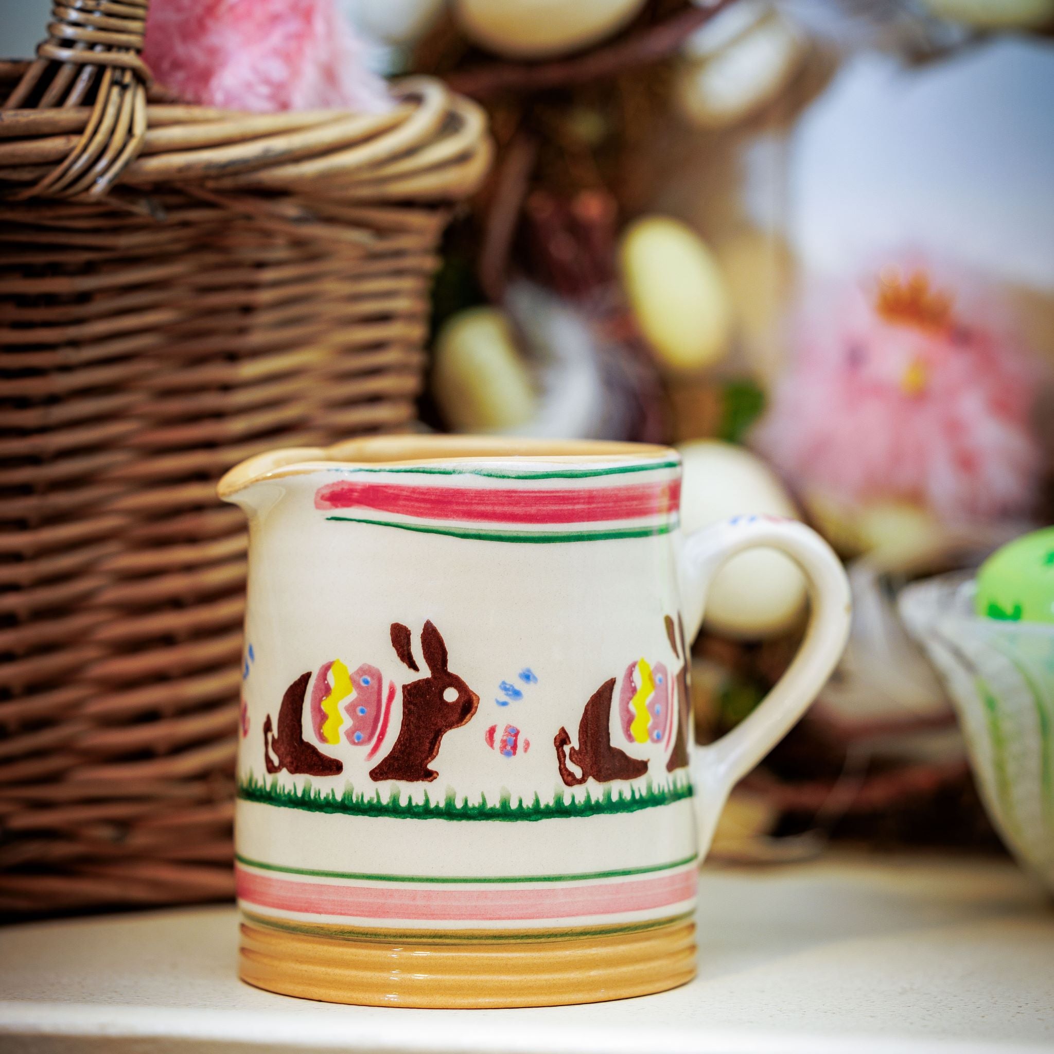 Small Cylinder Jug Easter Bunny | NicholasMosse.com