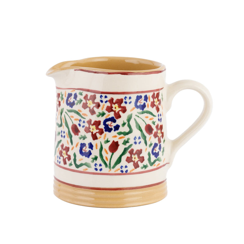 Small Cylinder Jug Wild Flower Meadow | NicholasMosse.com