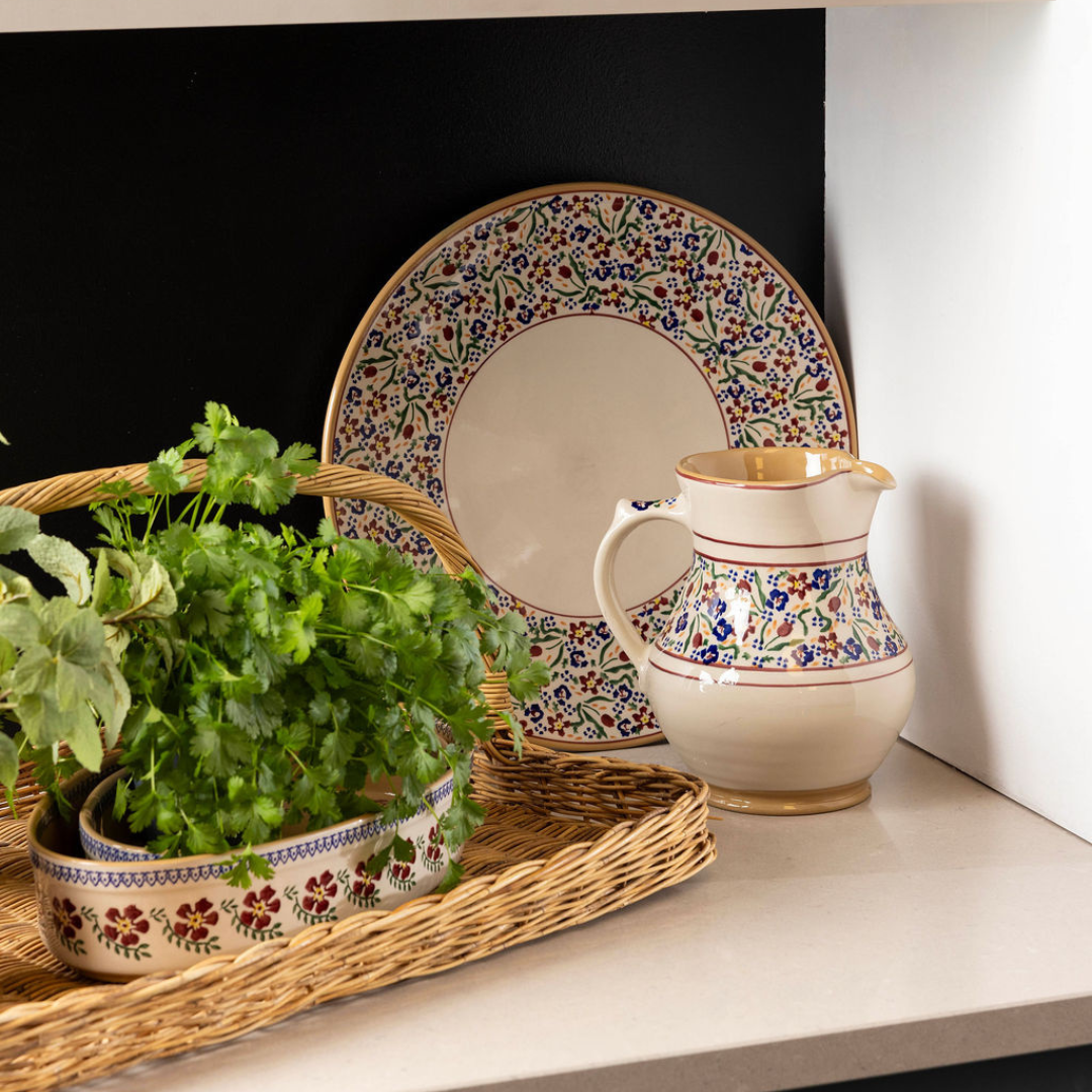 Small Oval Oven Dish Old Rose | NicholasMosse.com