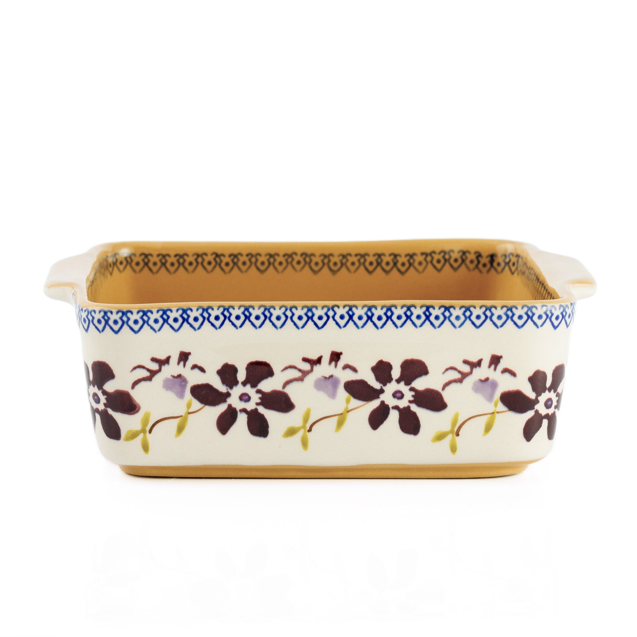 Small Square Oven Dish Clematis | NicholasMosse.com