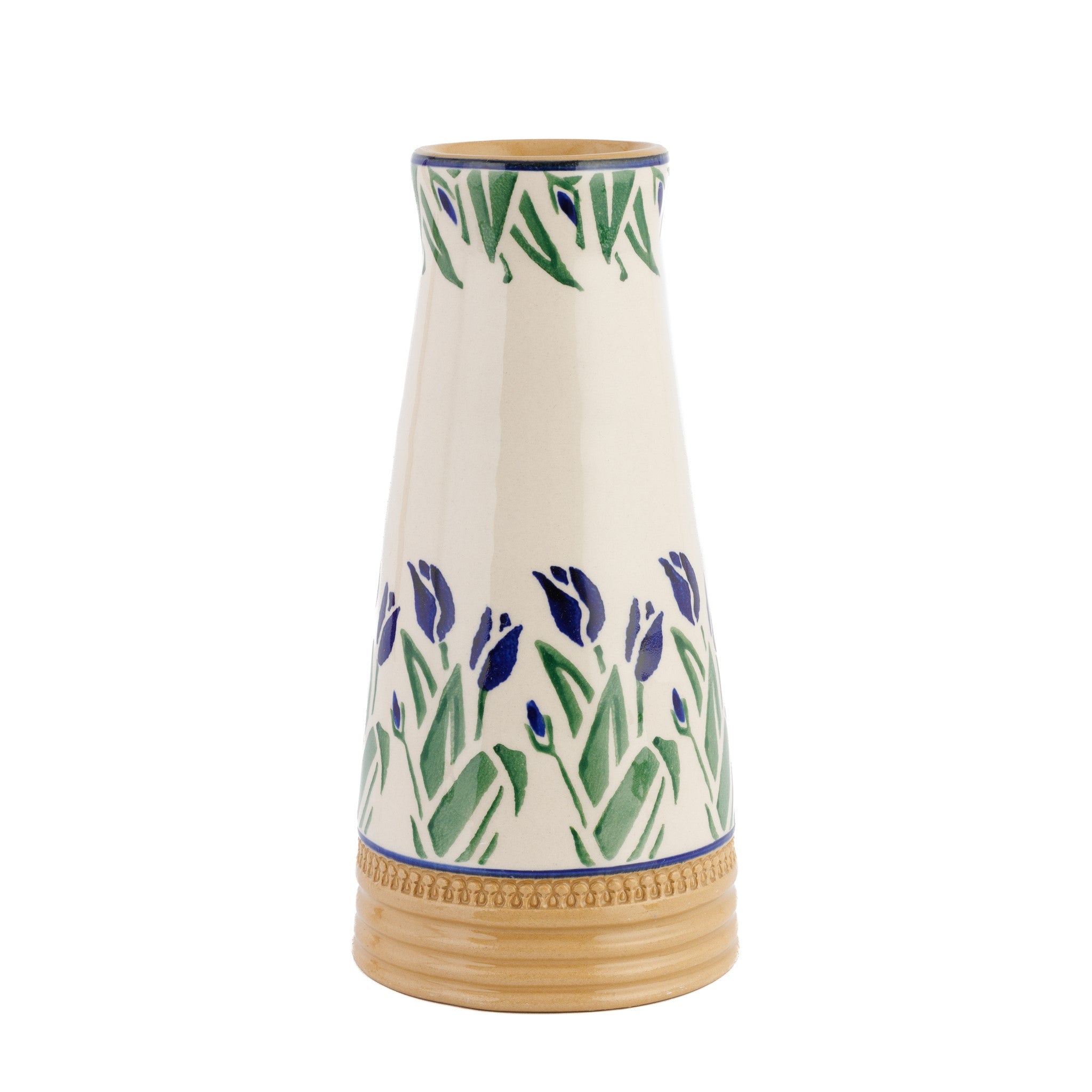 Small Tapered Vase Blue blooms | NicholasMosse.com