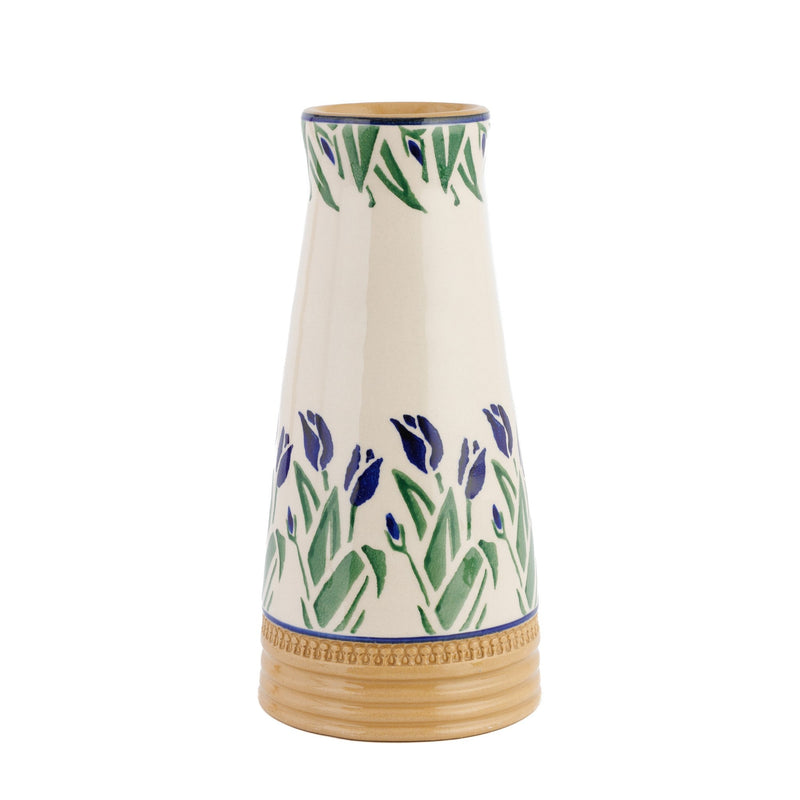 Small Tapered Vase Blue blooms | NicholasMosse.com