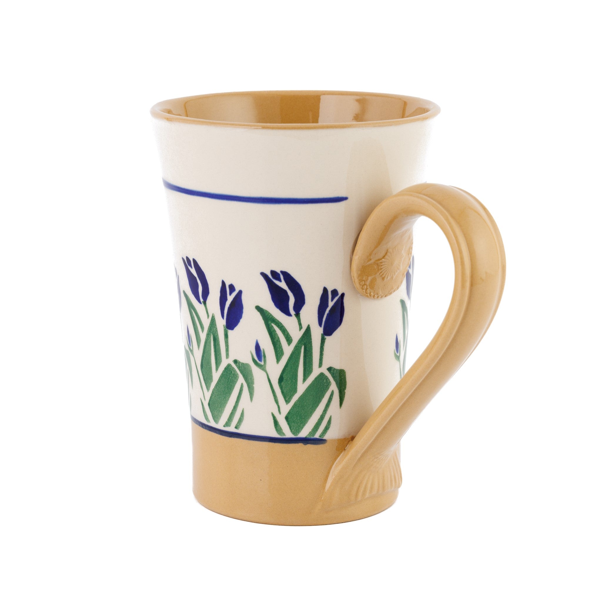 Tall Mug Blue Blooms | NicholasMosse.com