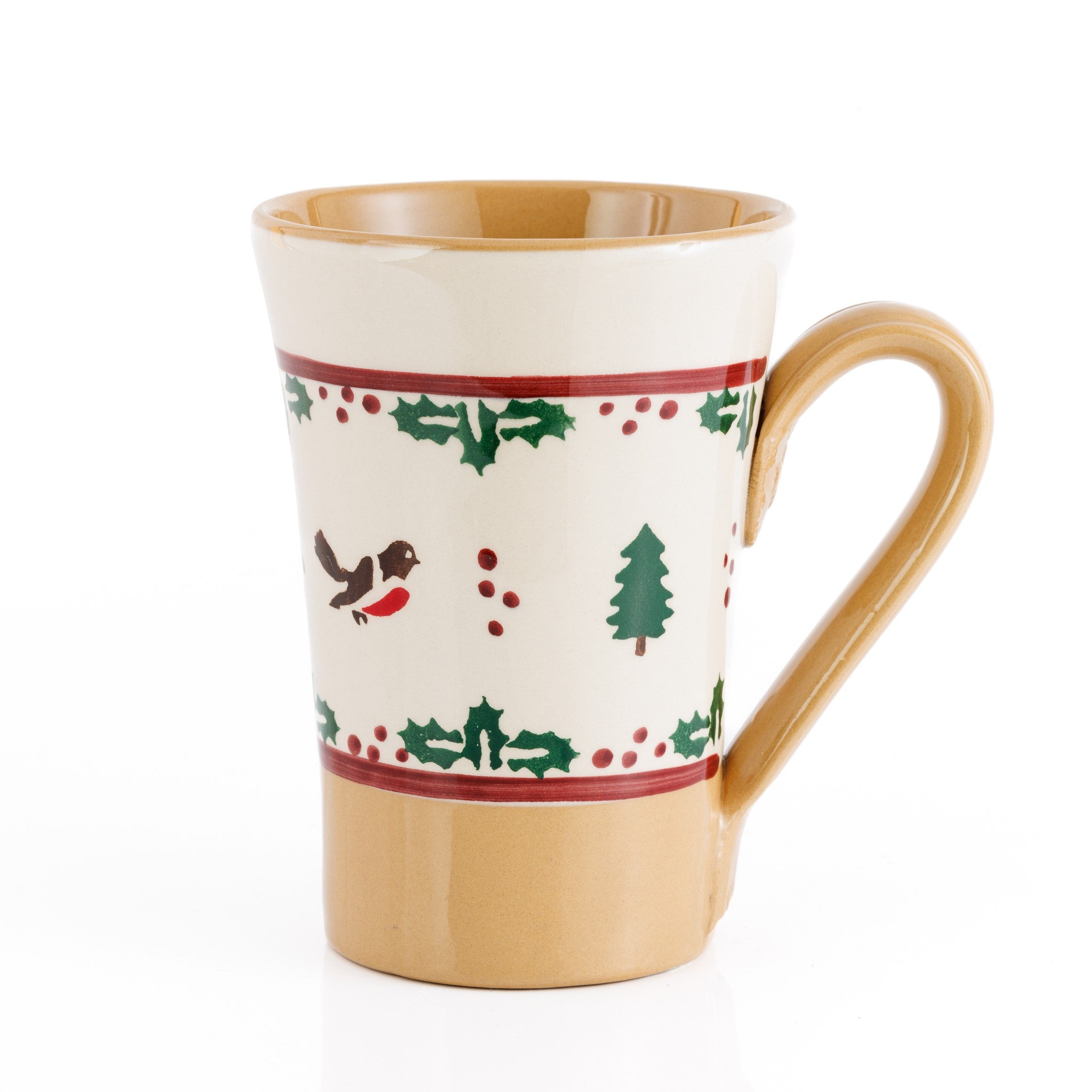 Tall Mug Winter Robin | NicholasMosse.com