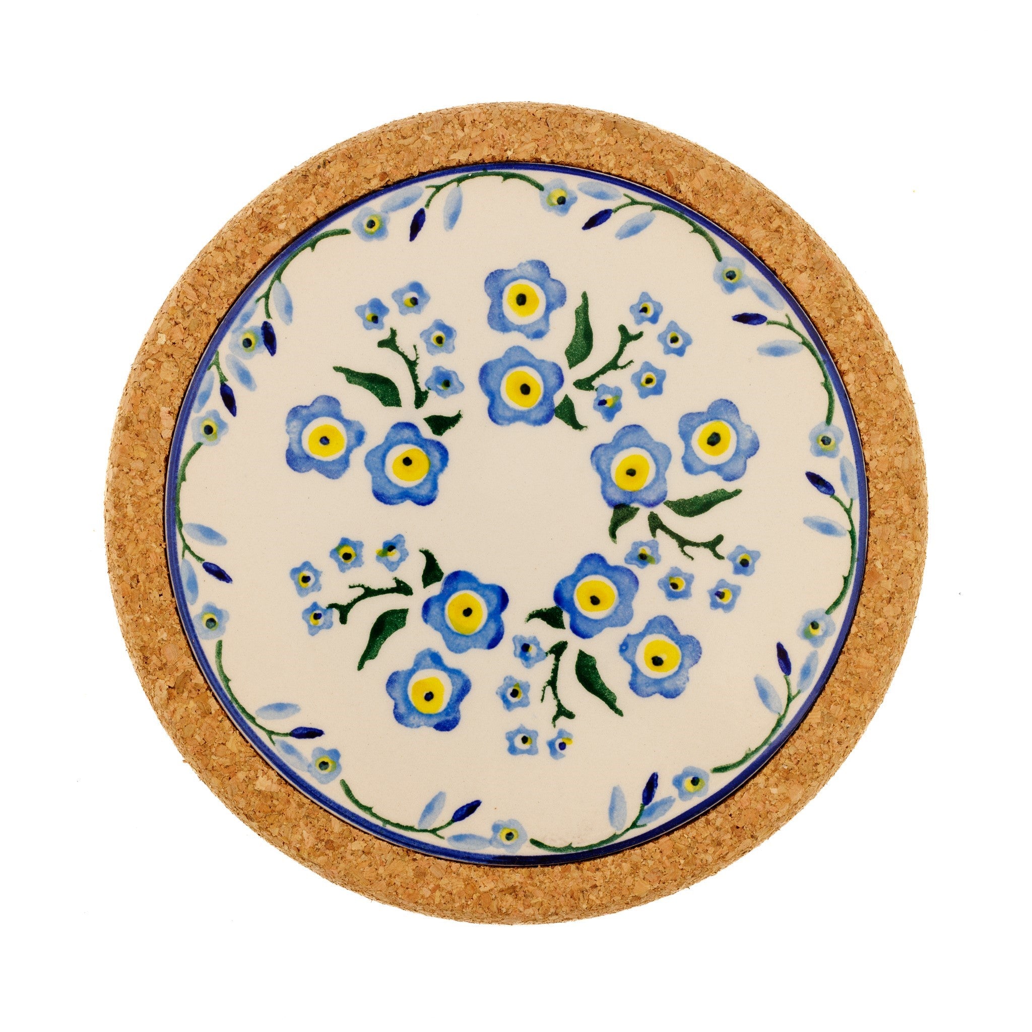 Trivet Round Forget Me Not | NicholasMosse.com