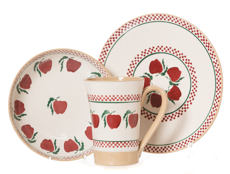 Trio Gift Set Apple spongeware pottery by Nicholas Mosse, Ireland - Handmade Irish Craft - nicholasmosse.com