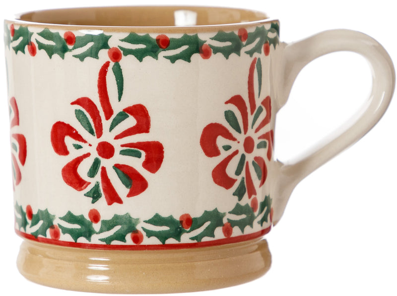 Large Mug Christmas 2019 spongeware pottery by Nicholas Mosse, Ireland - Handmade Irish Craft - nicholasmosse.com