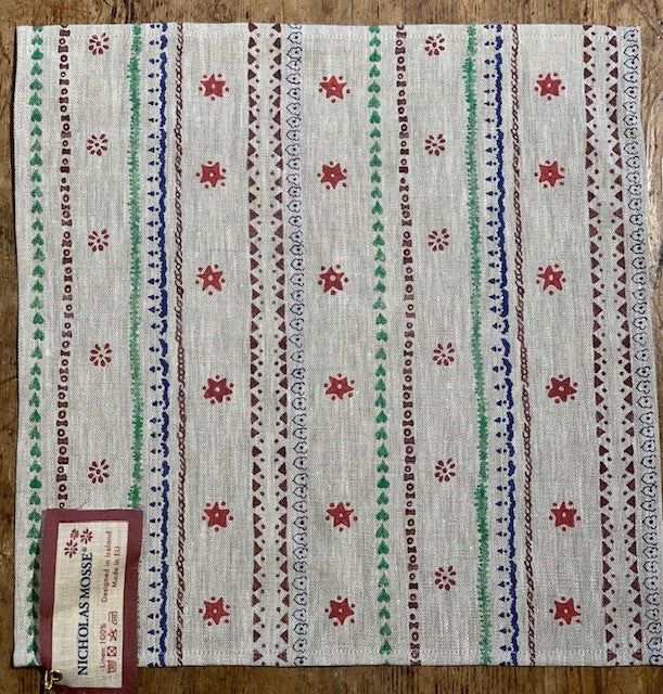Napkin Stripe Linen by Nicholas Mosse, Ireland - Handmade Irish Craft - nicholasmosse.com
