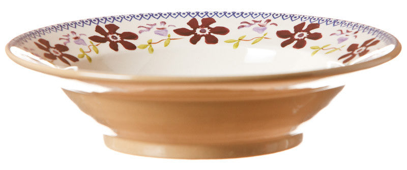 Pasta Bowl Clematis spongeware pottery by Nicholas Mosse, Ireland - Handmade Irish Craft - nicholasmosse.com