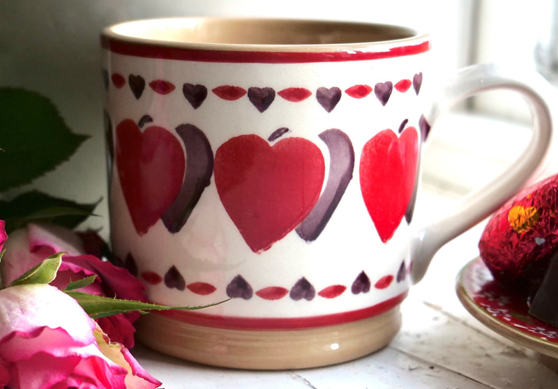 Large Mug Valentine 2022 Nicholas Mosse Pottery handcrafted spongeware Ireland