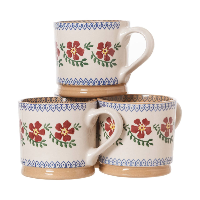 4 Large Mugs Old Rose | NicholasMosse.com