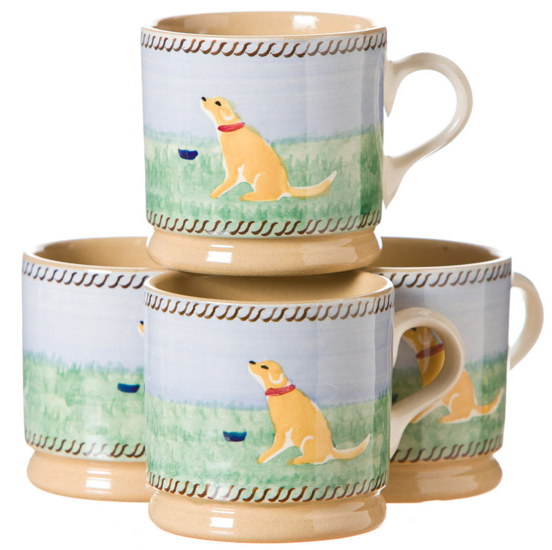 4 Small Mugs Dog | NicholasMosse.com