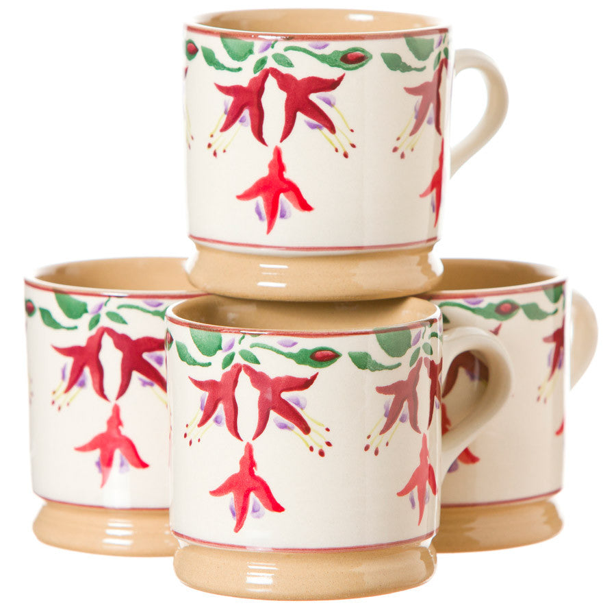 4 Small Mugs Fuchsia | NicholasMosse.com