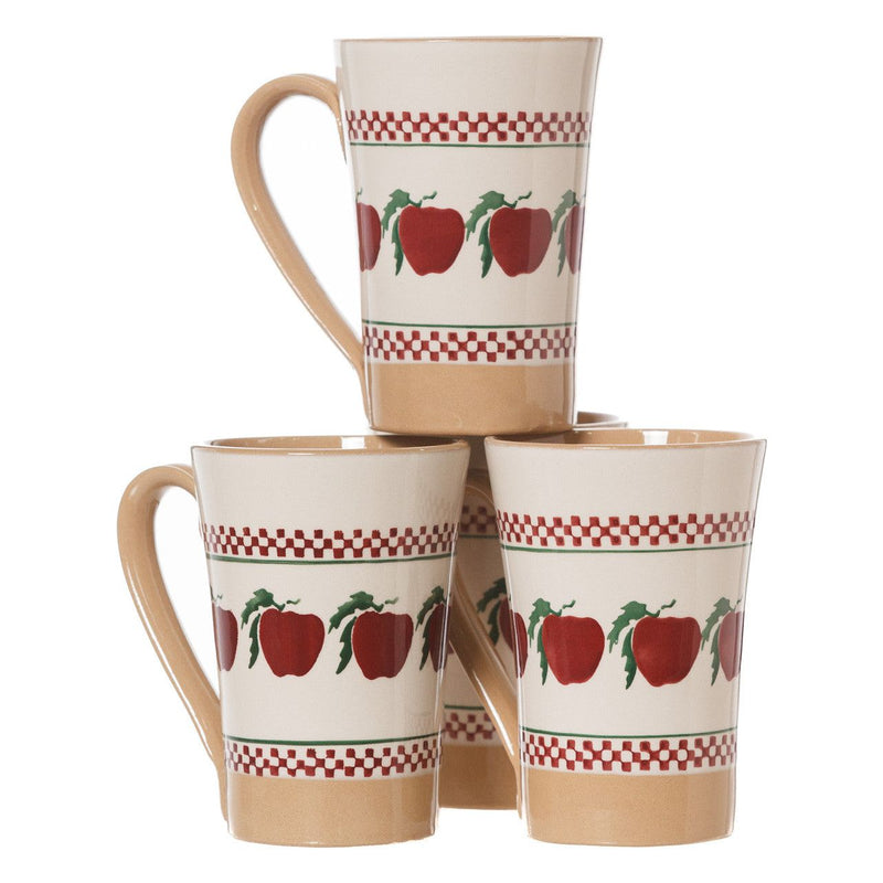 4 Tall Mugs Apple | NicholasMosse.com