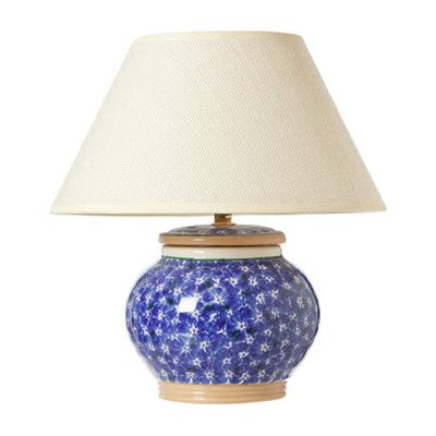 Lawn Dark Blue 5" Lamp Base | NicholasMosse.com