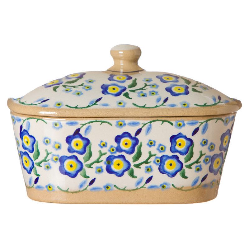 Covered Butterdish Forget Me Not | NicholasMosse.com