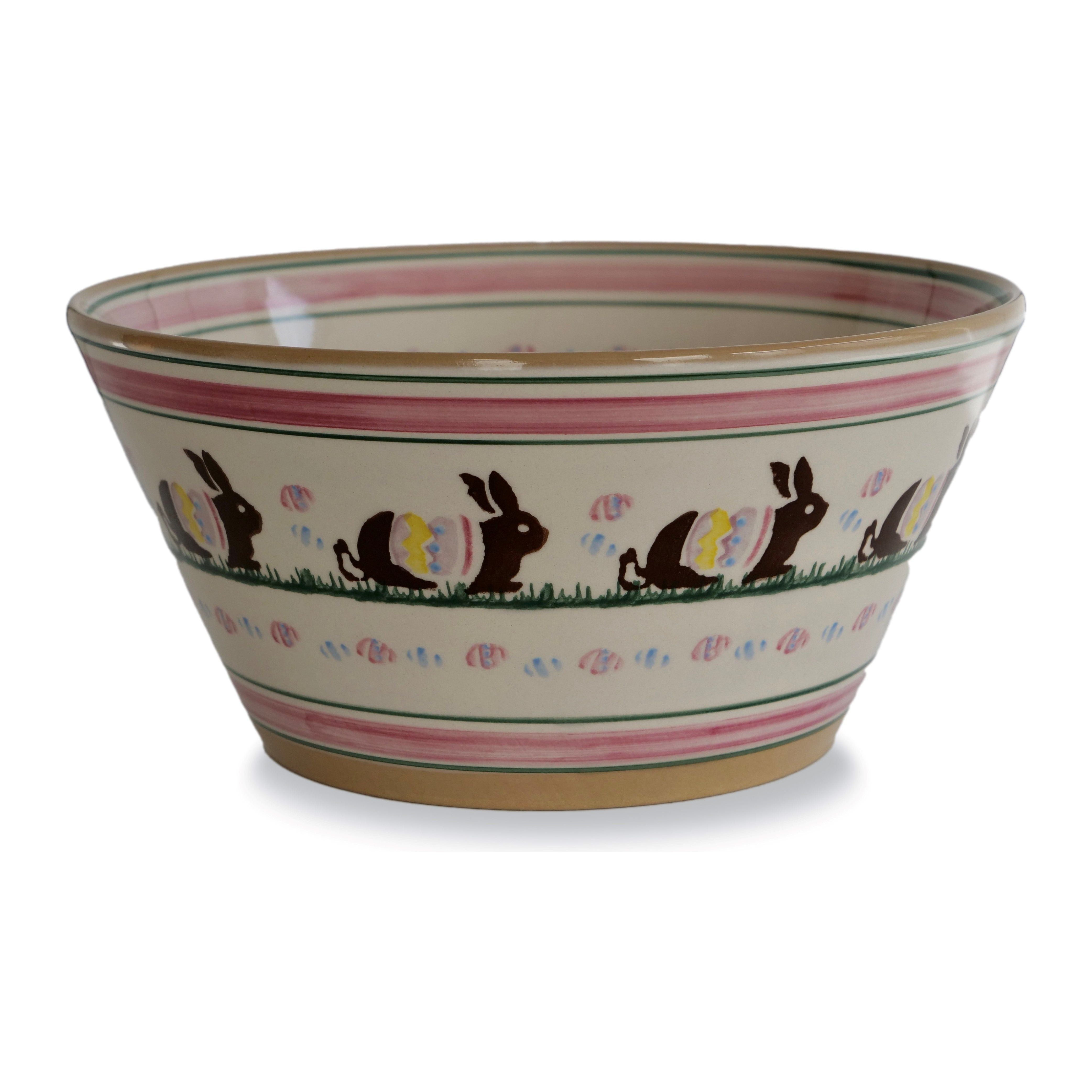 Large Angled Bowl Easter Bunny | NicholasMosse.com