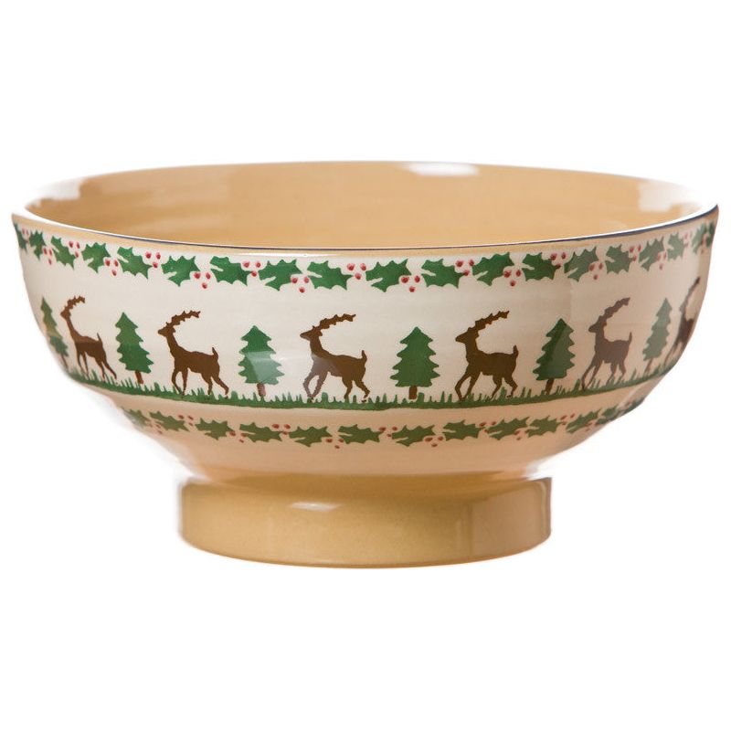 Large Bowl Reindeer | NicholasMosse.com