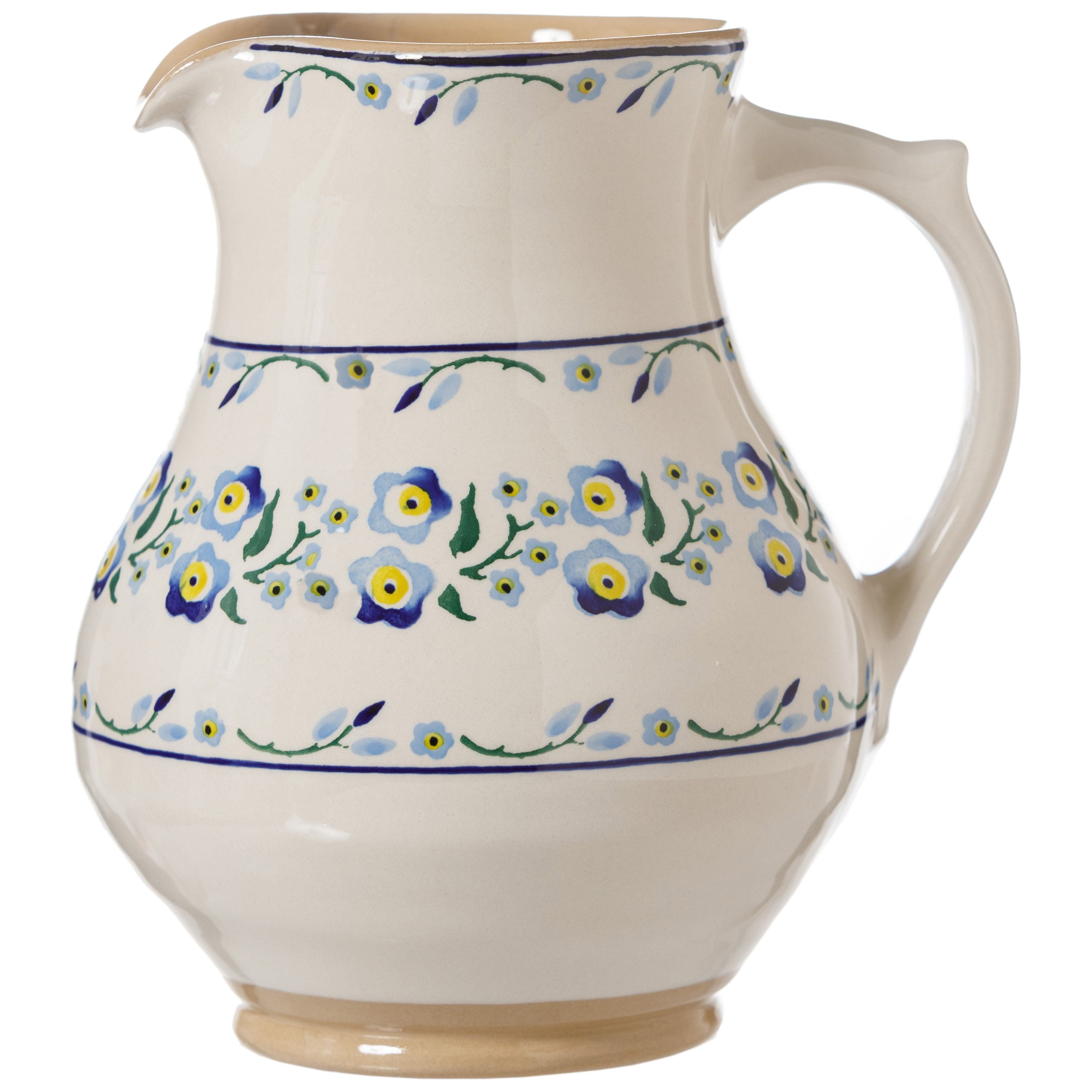 Large Jug Forget Me not | NicholasMosse.com