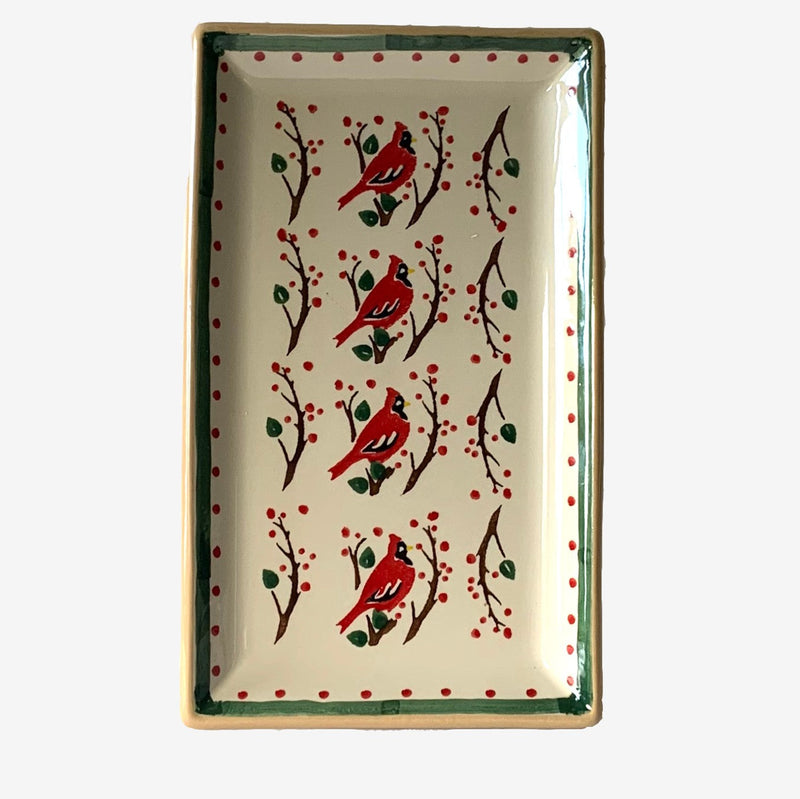 Large Mug & Medium Rectangle Plate Berry Bird 2020 | NicholasMosse.com