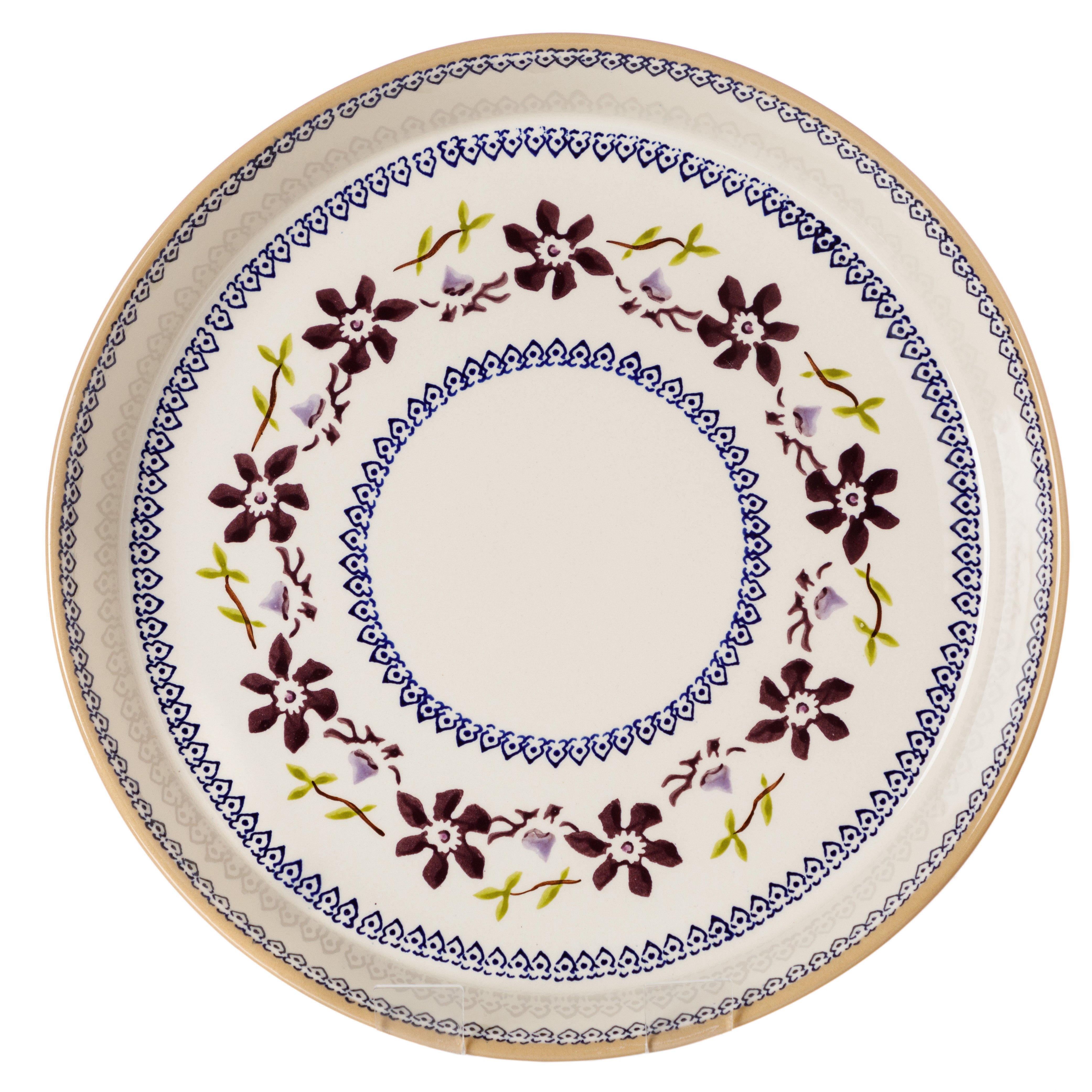 Large Quiche Dish Clematis | NicholasMosse.com