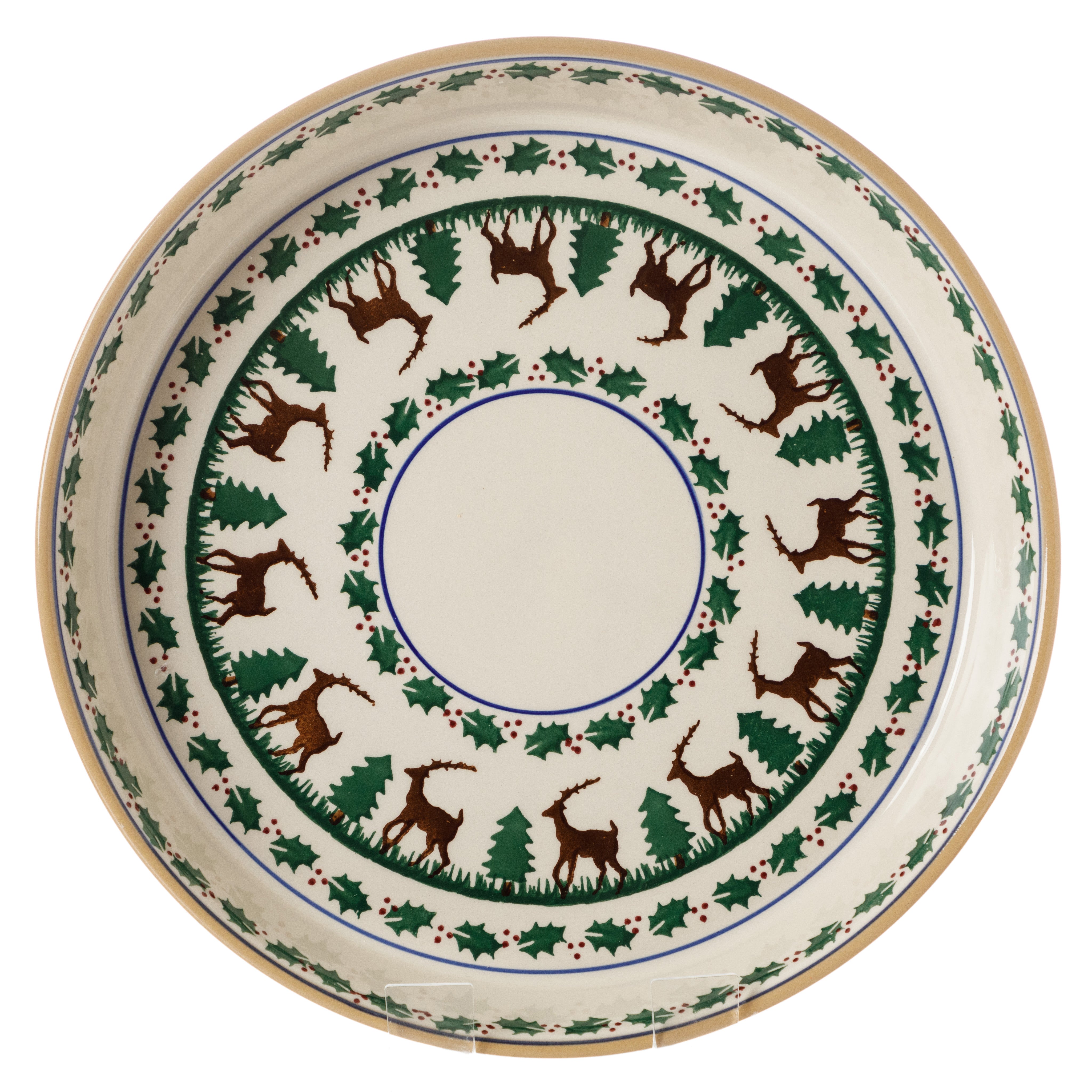 Large Quiche Dish Reindeer | NicholasMosse.com