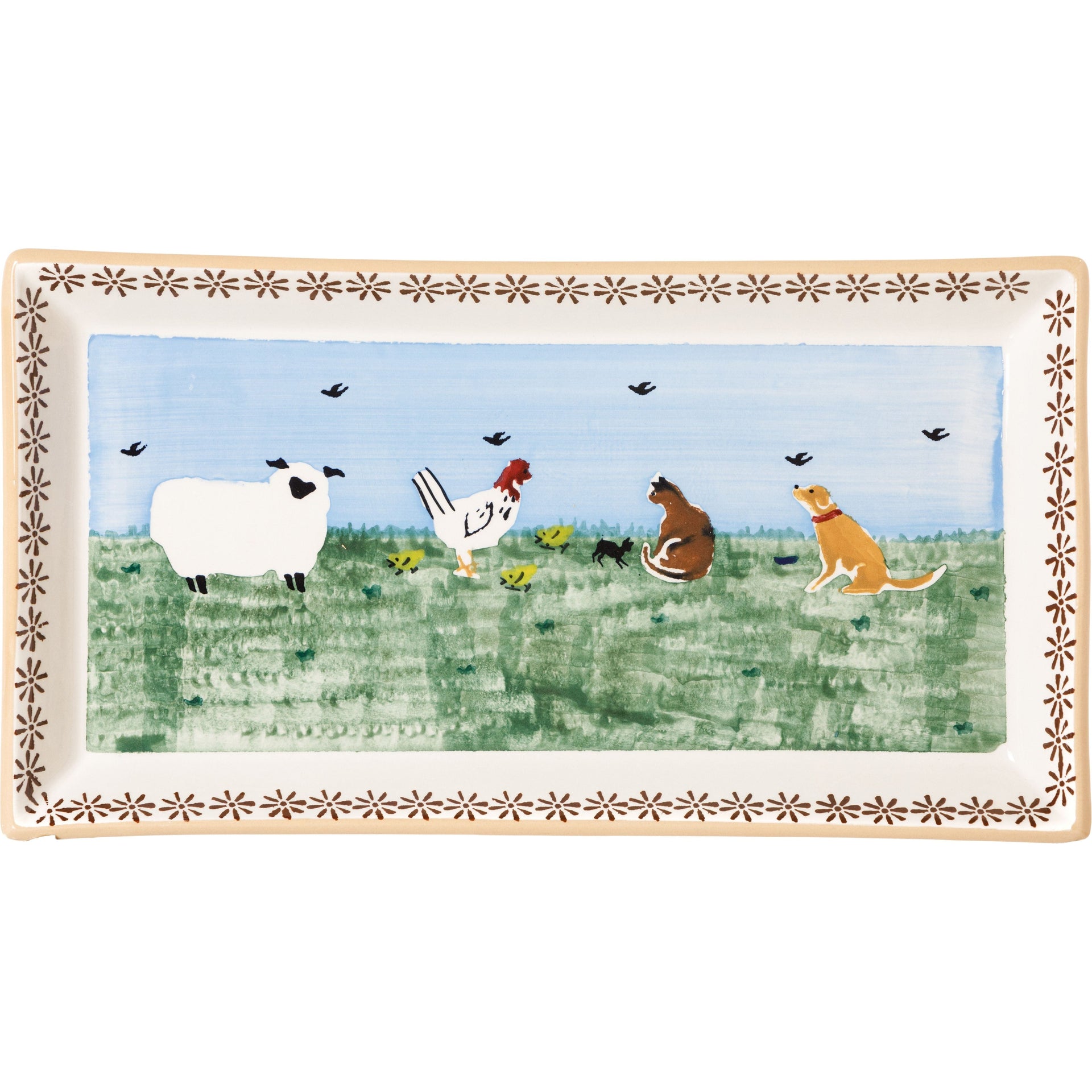Large Rectangle Plate Assorted | Landscape