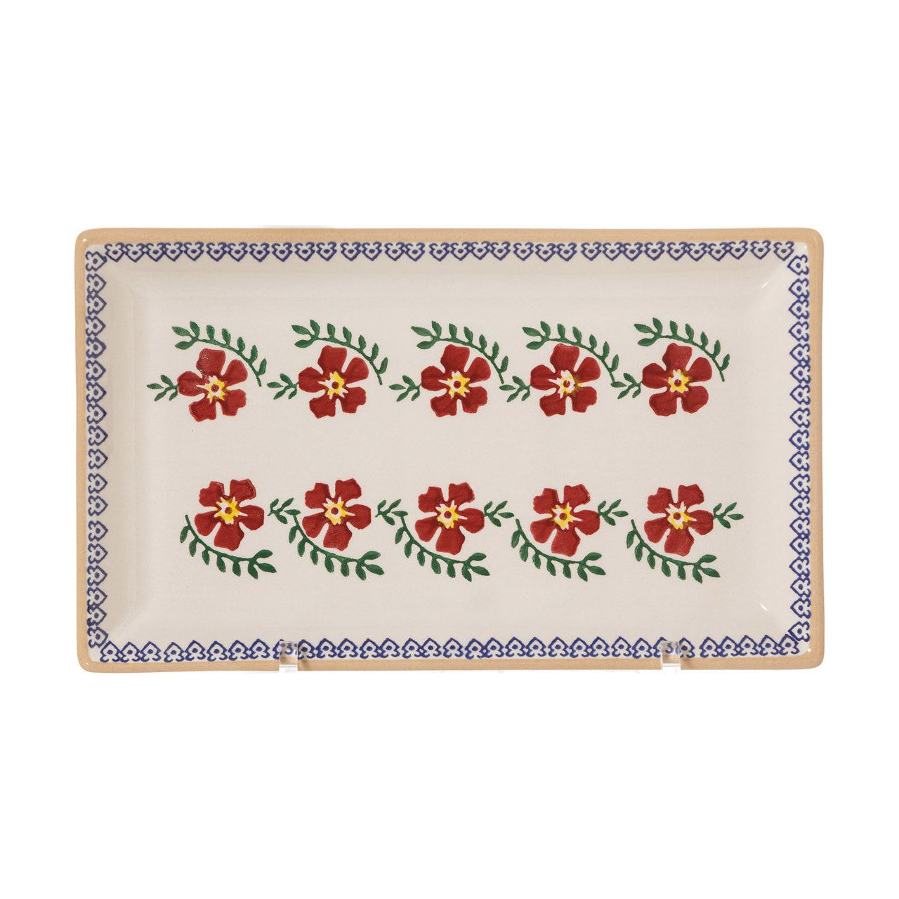 Large Rectangle Plate Old Rose | NicholasMosse.com