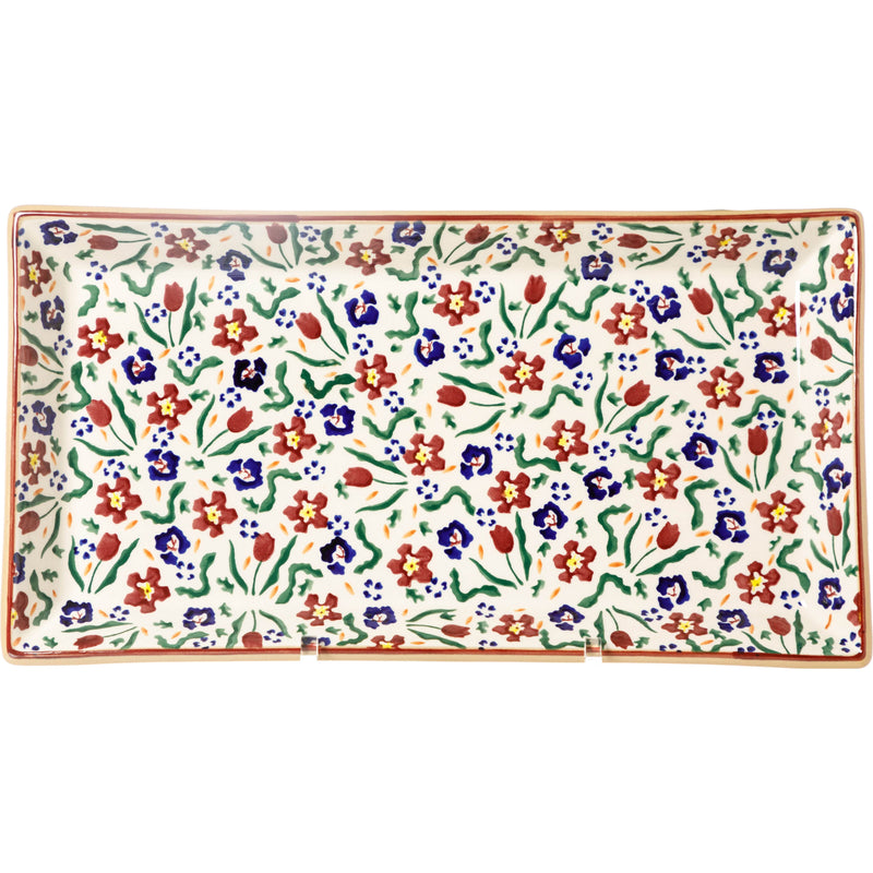 Large Rectangle Plate Wild Flower Meadow | NicholasMosse.com