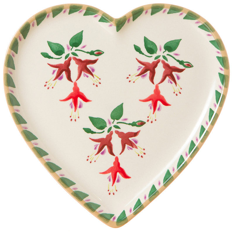 Medium Heart Plate Fuchsia | NicholasMosse.com