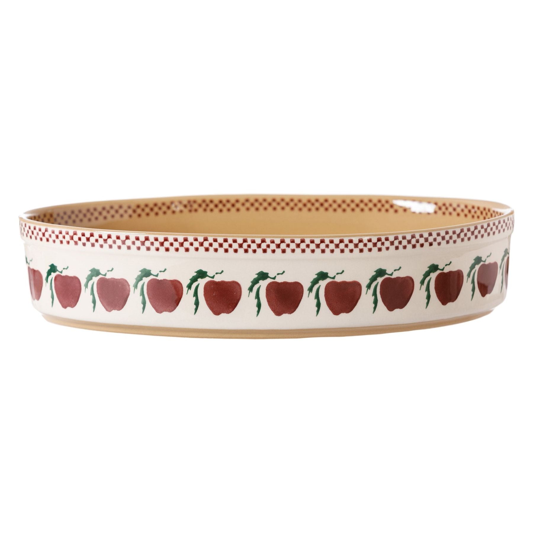 Medium Oval Oven Dish Apple | NicholasMosse.com