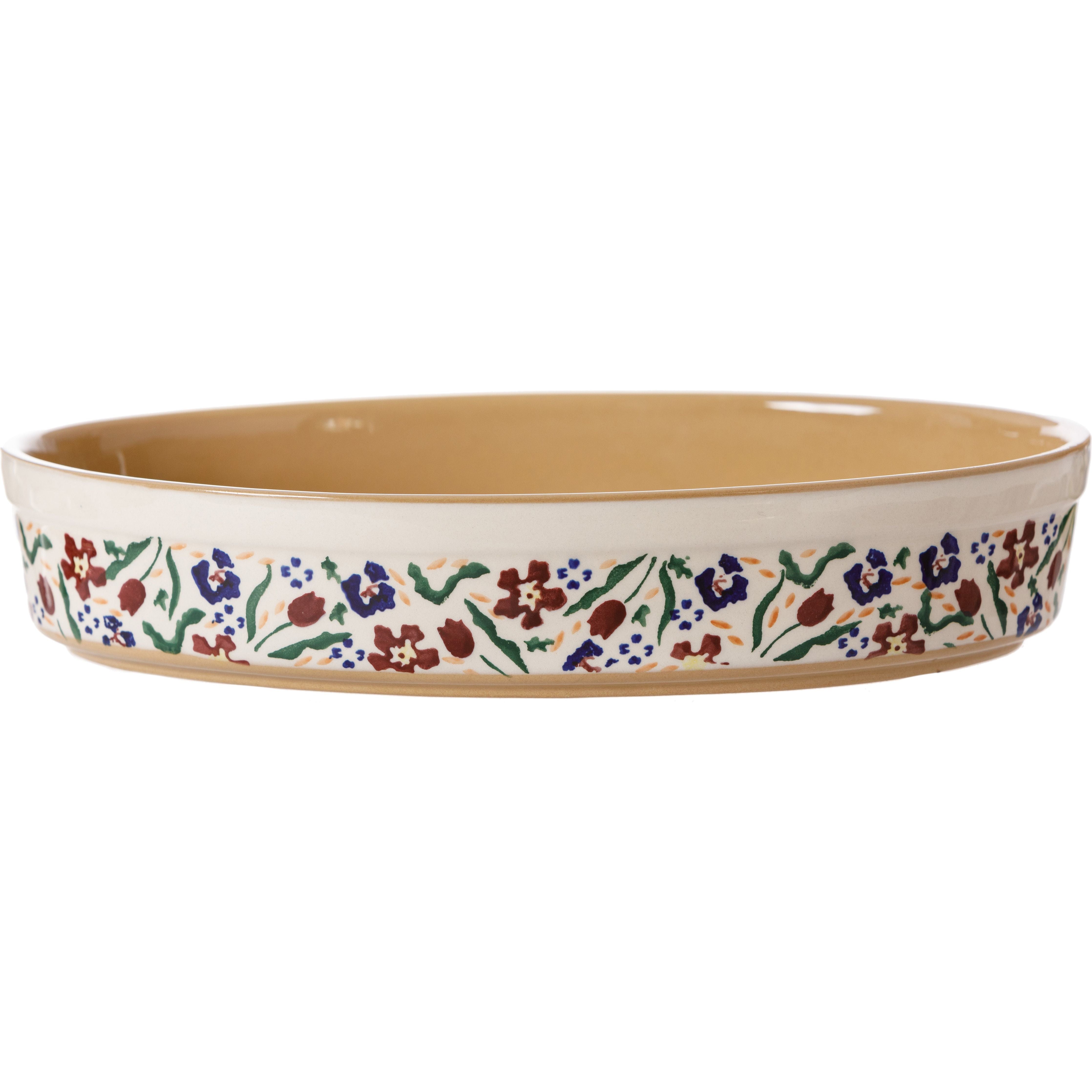 Medium Oval Oven Dish Wild Flower Meadow | NicholasMosse.com