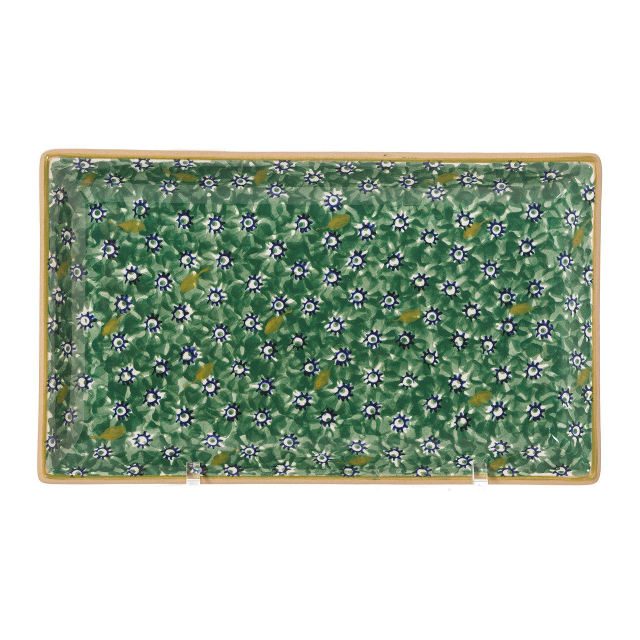 Medium Rectangle Dish Lawn Green | NicholasMosse.com