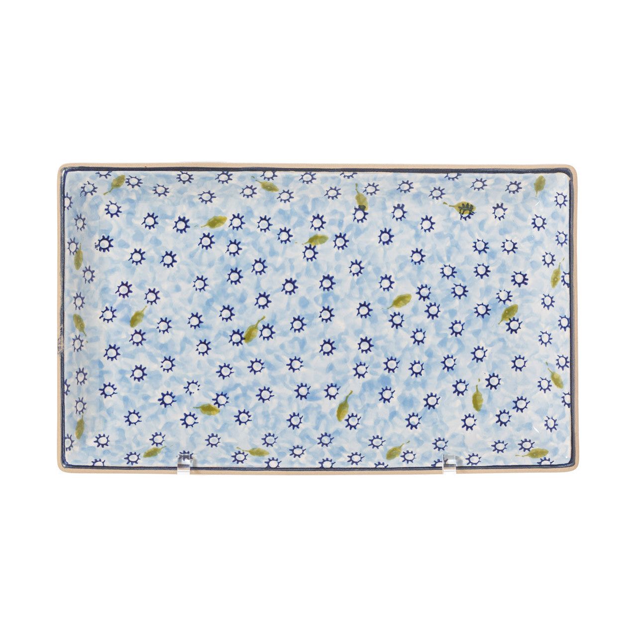 Medium Rectangle Dish Lawn Light Blue | NicholasMosse.com