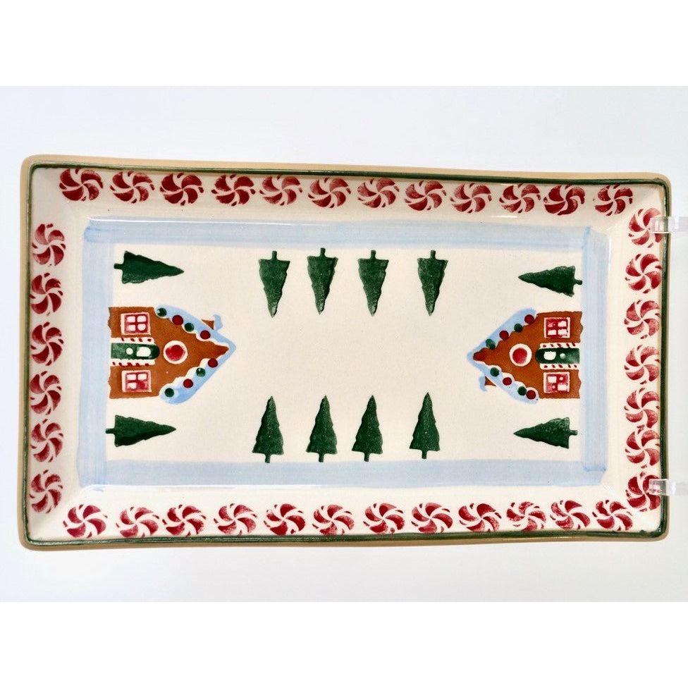 Medium Rectangle Plate Ginger House | NicholasMosse.com