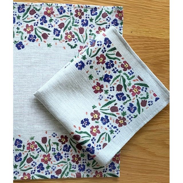 Napkin Wild flower Meadow Linen | NicholasMosse.com