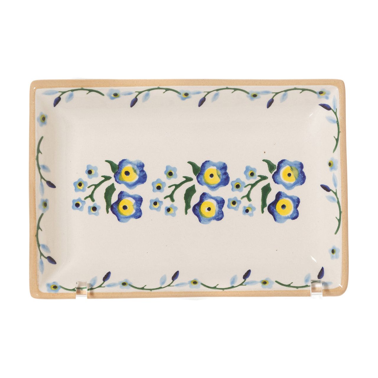 Nest Of 3 Rectangle Dishes Forget Me Not | NicholasMosse.com